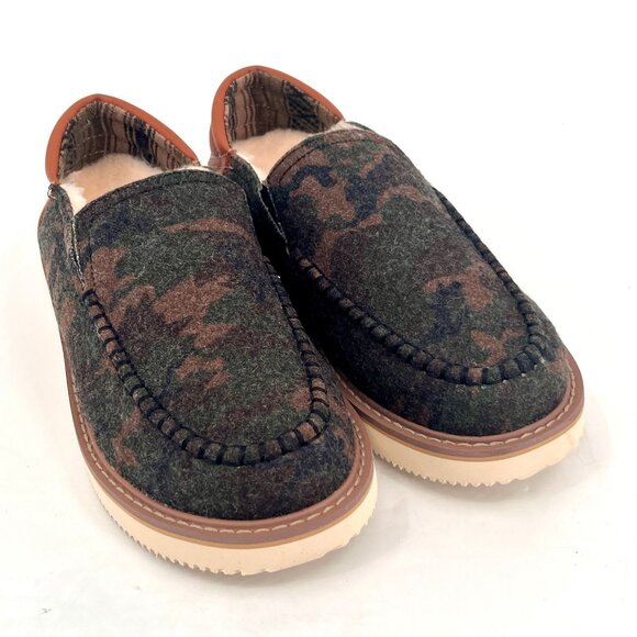 Sanuk Cozy Vibe Low SM Camo Woodland Size 7 Slip On Slippers Wool Lined main image 7